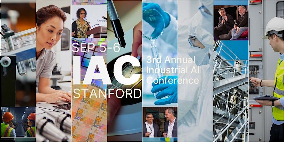 senzing's tweet image. On September 5 &amp;amp; 6, join @pacoid at the #IndustrialAI Conference @Stanford. Paco will be moderating a panel on &quot;Knowledge-First Industrial AI&quot; with Lulit Tesfaye from @EKConsulting and Zhamak Dehghani from #DataMesh. Use this link to get 50% discount: bit.ly/StanfordIACPaco