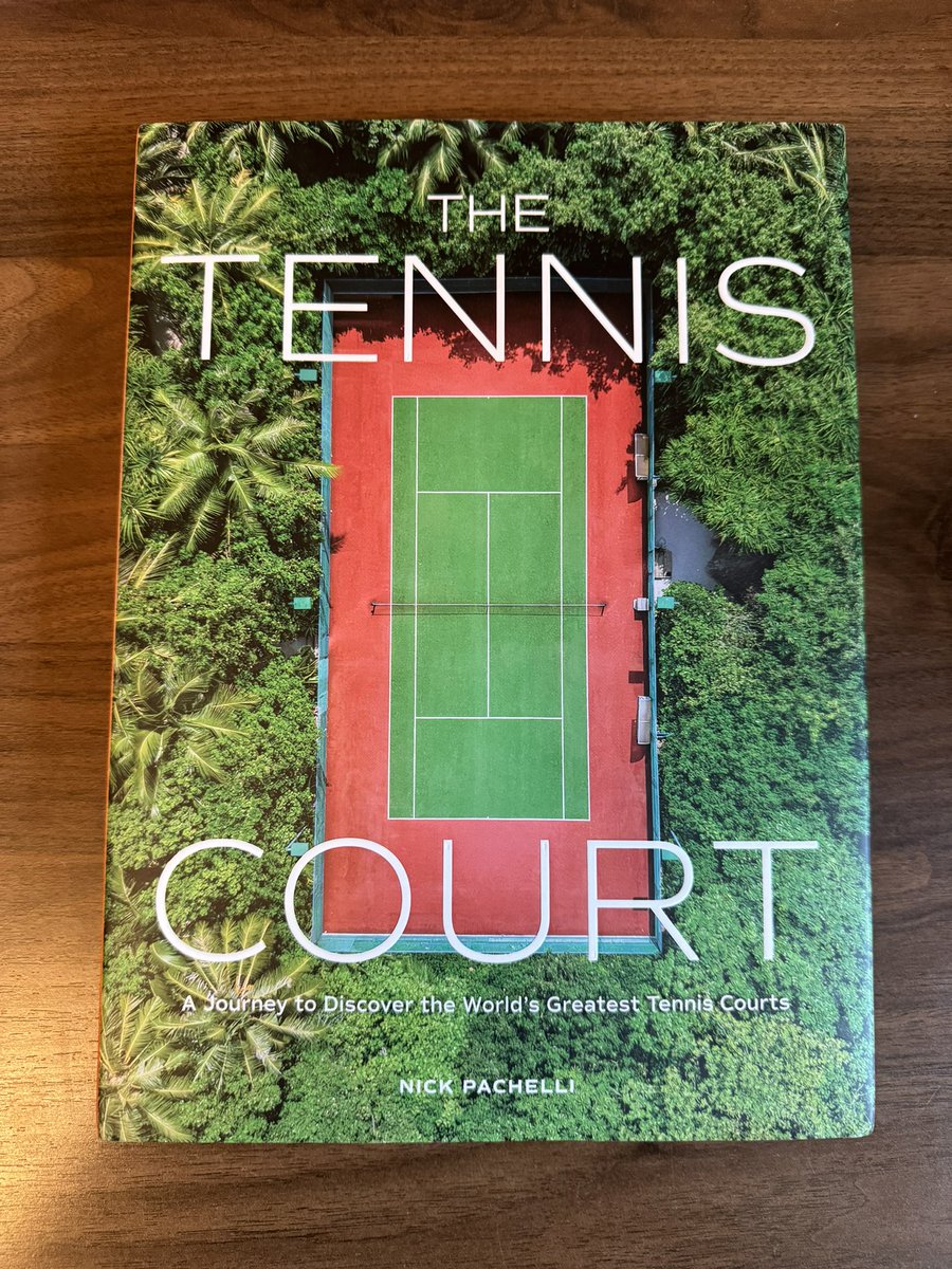 Happy pub date to this gem: a romantic, intimate view of the most beautiful tennis courts in the world. My visor is off to <a href="/NickPachelli/">Nick Pachelli</a>