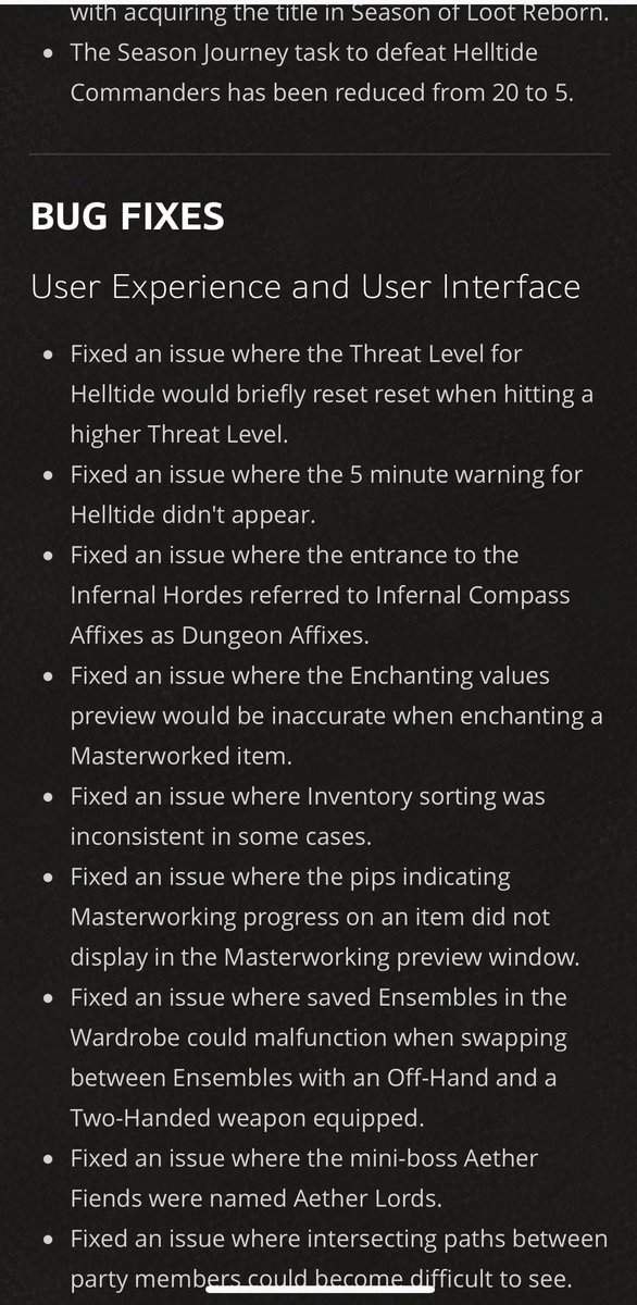 TwitchExtold's tweet photo. Patch notes for Diablo 4 
#DiabloIV #patch #gaming_news #TheGOAT #GamingCommunity https://t.co/QfOzvTVb1Z