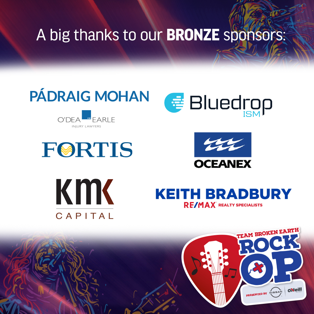 We're sending out heartfelt thanks to our Bronze Rock Op sponsors! Your commitment to making a difference never ceases to impress us, and we're very grateful for your ongoing support!