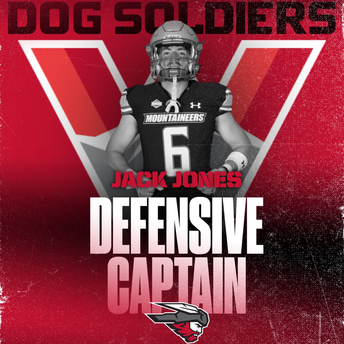 Protect the sacred ground. 

Congrats to Jack Jones on being voted Defensive Captain by his teammates! #MountUp