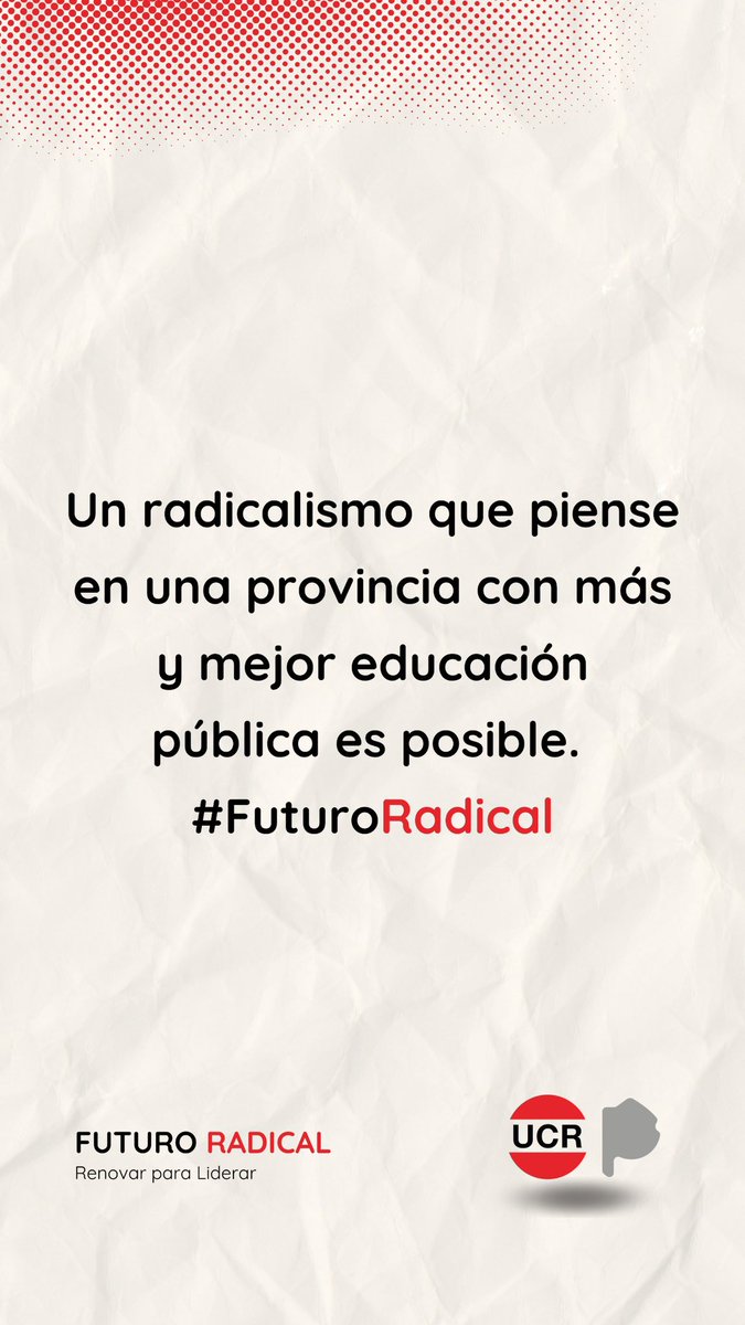atrevidaoveja's tweet photo. 🗣️atención radicales bonaerenses 🚨
El 6/10
Vamos x 👇🏻
#futuroradical https://t.co/b9CzNLJyGj