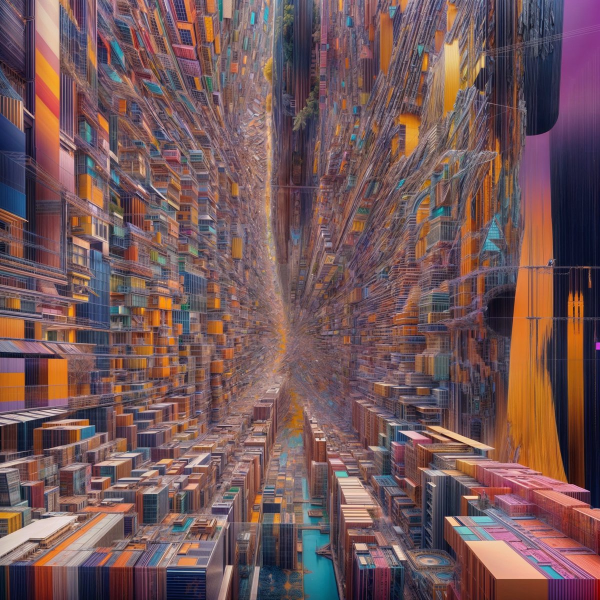 quixotic_777's tweet photo. Abstract illustration of an expansive #web3 cityscape with great depth while expanding both horizontally and vertically displayed with a hint of GAN art
#verusart #aiart $VRSC #vARRR https://t.co/E3E6kU4QA8