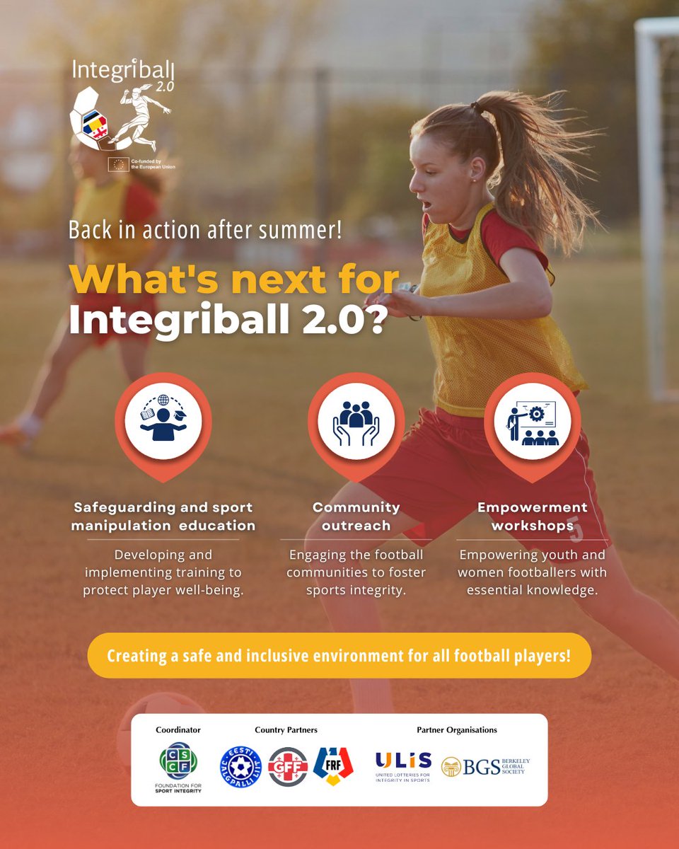 Integriball 2.0 is ready to continue its mission of educating and empowering youth and women's football players, coaches, and communities to stand against match-fixing and promote fair play. 🚀

What's next for Integriball 2.0? Stay tuned!