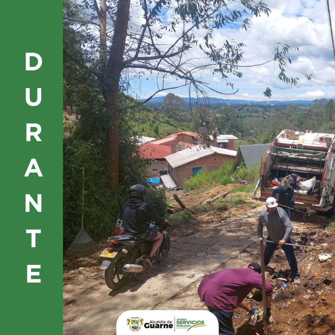 e_guarne's tweet photo. Desde la Empresa de Servicios Públicos de Guarne💦 en unión con la Secretaría de Productividad y Medio Ambiente🌳, realizamos la intervención del punto crítico que se presentaba en la vereda La Honda en el sector Alto Canoas.🌿
¡Juntos lo lograremos!
.
.
#ESPGuarne #MedioAmbiente https://t.co/qNKjnaYAd3