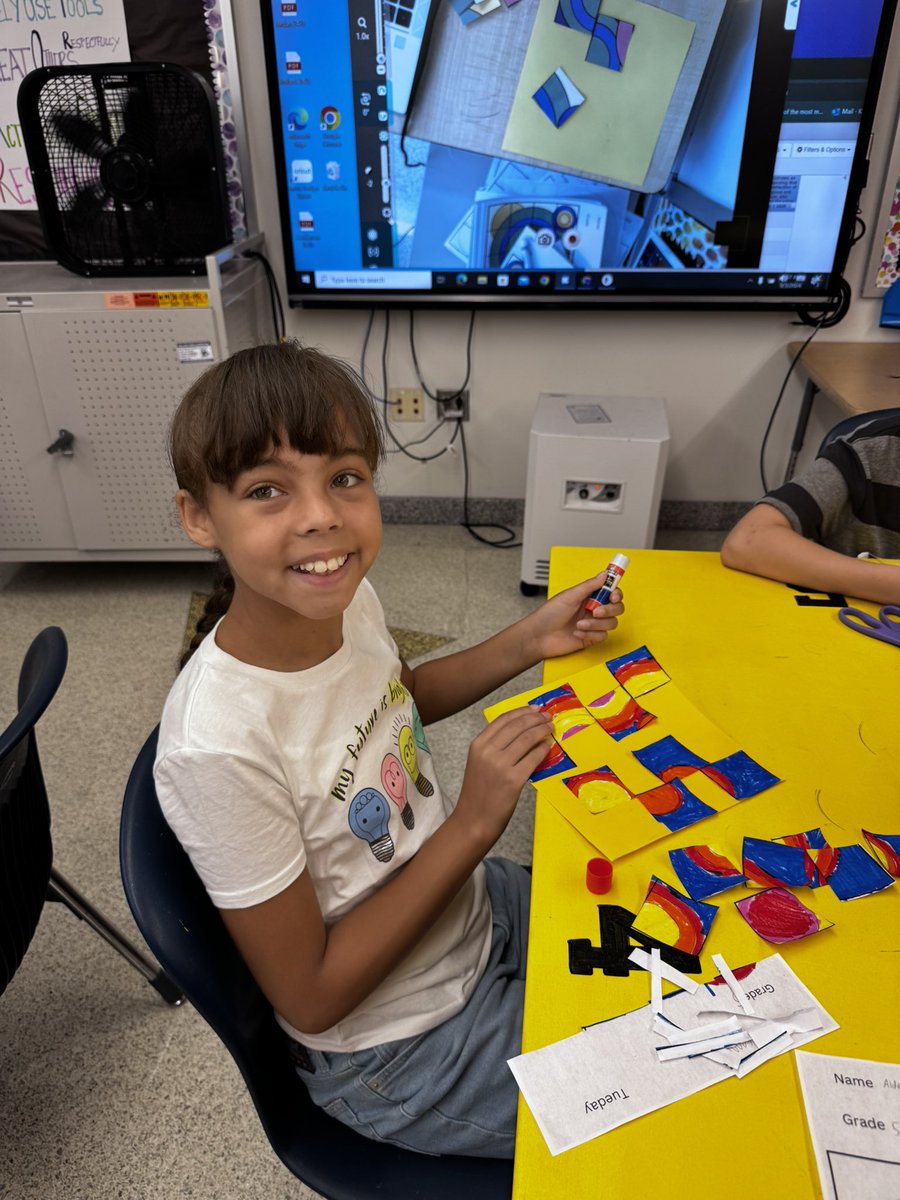 We are already creating masterpieces in art. Students are creating different types lines using  concentric circles, which they had to use a compass to create those circles.  Yay for math and Art! 
<a href="/CPES4LIFE/">College Park Elem</a> <a href="/DrManigo/">Dr. Manigo</a> <a href="/sarapmendez1/">Sara Mendez</a>