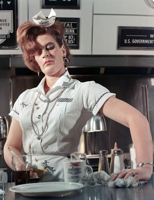 vintagestuff4's tweet image. Portraits of Krystal Fast-Food Employees From the 1960s