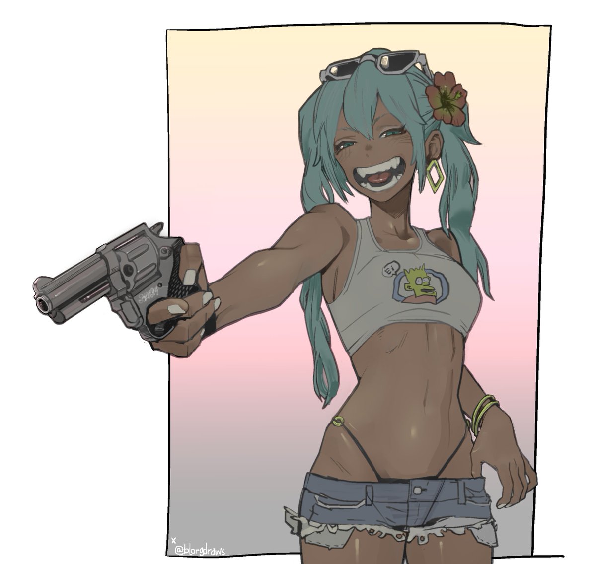 BlorgDraws's tweet image. #brazilianmiku