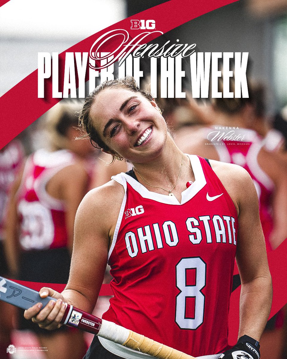 OhioStateFH's tweet photo. @makweb8 🤝 @AbbyDanson 

TWO Buckeyes made B1G statements in Week 1 ‼️‼️‼️

#GoBucks https://t.co/B2wBqw93Lc