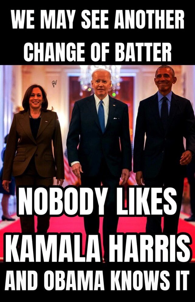Amy95474055's tweet photo. @FFT1776 #kameltoeharris is a fraud and a liar she’s a biggest #Democratspuppet 😆😆😆 a new batter on deck 😂😂😂 https://t.co/pJhMAh8sal