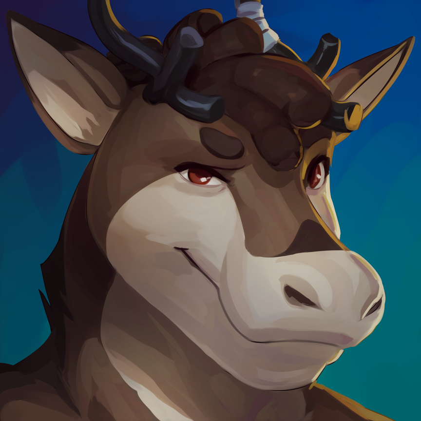 DiddyDooArt's tweet photo. Painted headshot for @ReindeerRear! 🦌 https://t.co/AZUJIKJcvQ