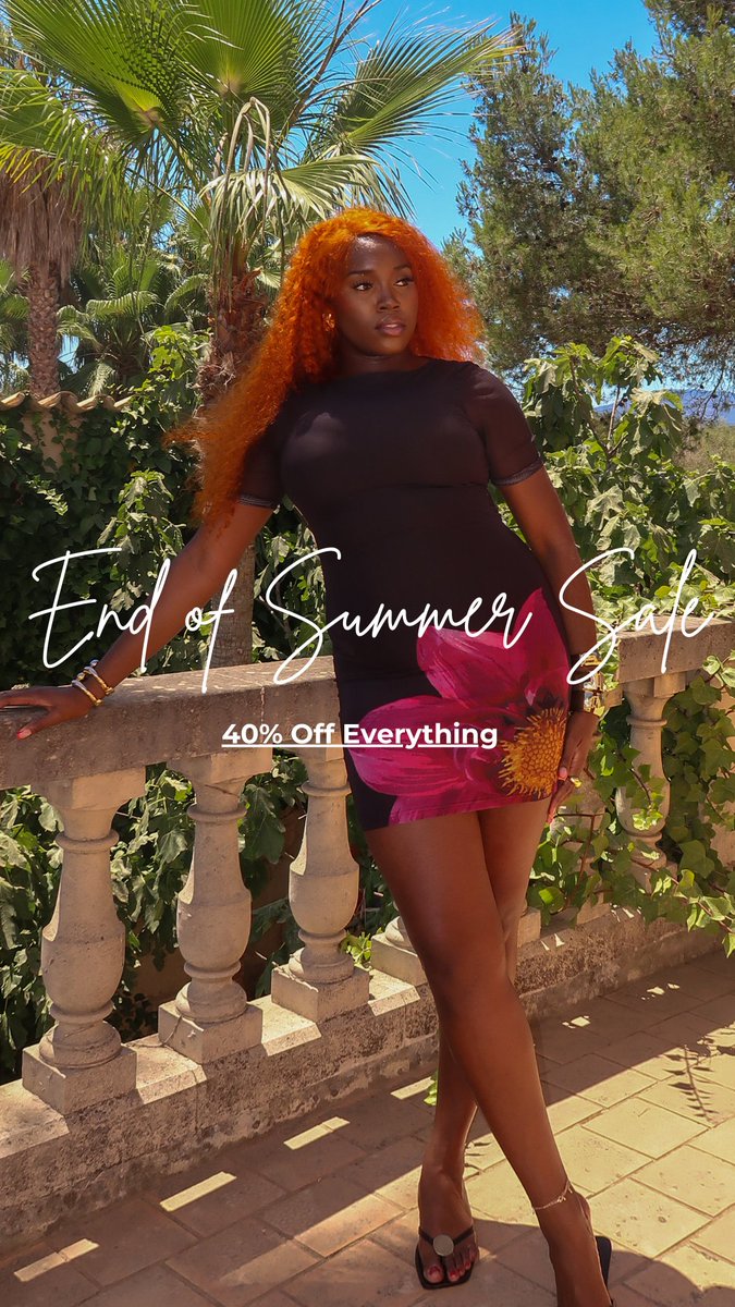 rozanaldn's tweet photo. 🏝️ The sun might be setting on summer, but the deals are just heating up! 🔥 Enjoy 40% OFF during our End of Summer Sale at Rozana LDN! For tall queens who never settle. 👑✨
Use code ENDOFSUMMER
#TallAndTrendy #SummerSendOff https://t.co/zq8hul5twz