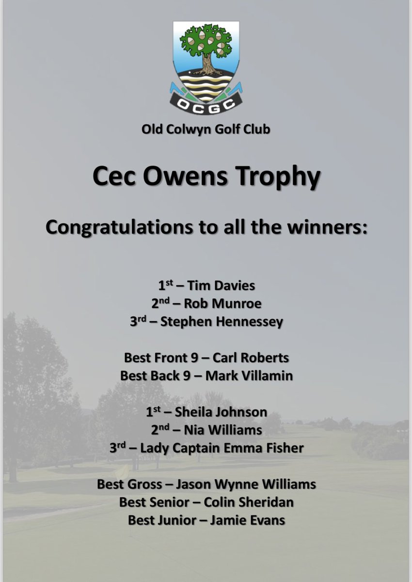 Old Colwyn Golf Club tweet media