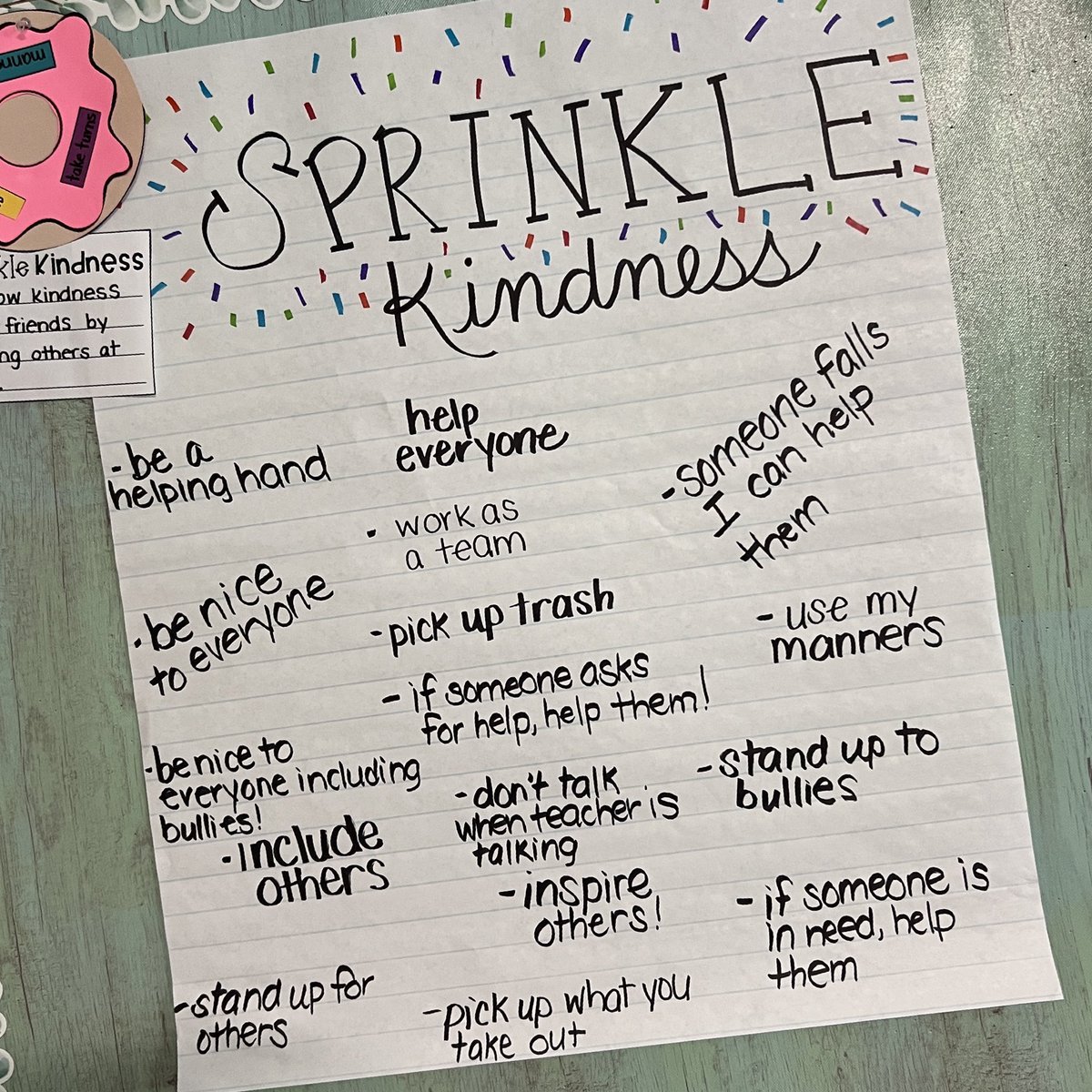 maureenmcohen's tweet image. Watch out #MURSD, our amazing students are planning to sprinkle kindness around! #MURSDThrives