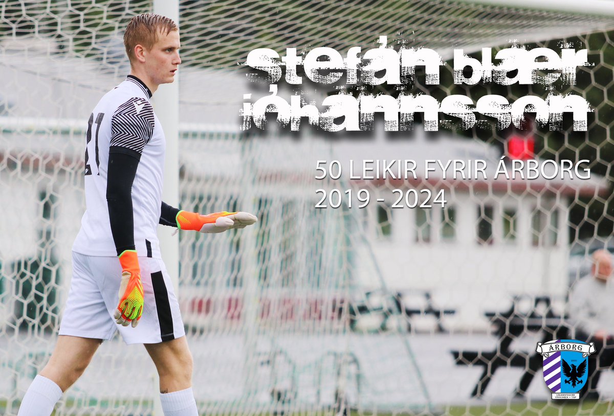 arborgfc's tweet image. Stefán Blær er verðandi goðsögn hjá félaginu. Búinn að brjóta 50 leikja múrinn! 👑