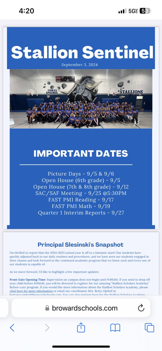 Coral Springs Middle (@csmiddleschool) on Twitter photo Check out our monthly newsletter here—-> browardschools.com/cms/lib/FL0180…
<a href="/MsSlesinski/">Jill Slesinski</a> Check out our monthly newsletter here—-> browardschools.com/cms/lib/FL0180…
<a href="/MsSlesinski/">Jill Slesinski</a>