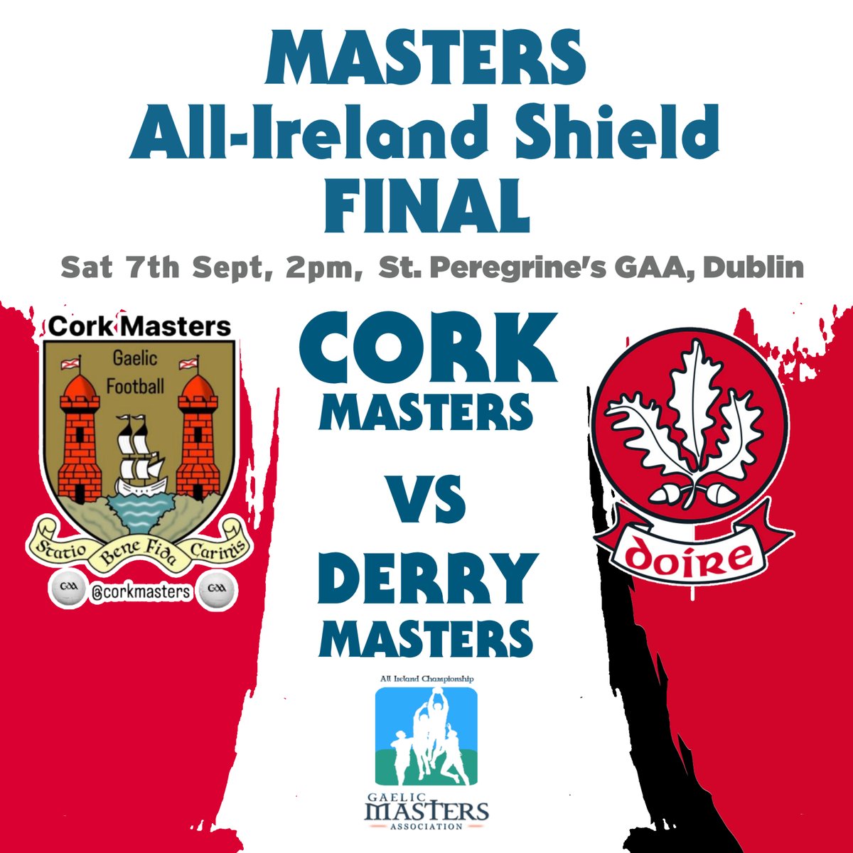 This is it. The All-Ireland Shield final!  Cork vs Derry. Saturday. 

<a href="/eirdata/">Eirdata</a>

<a href="/corkcitycouncil/">Cork City Council</a>

@officialcorkgaa