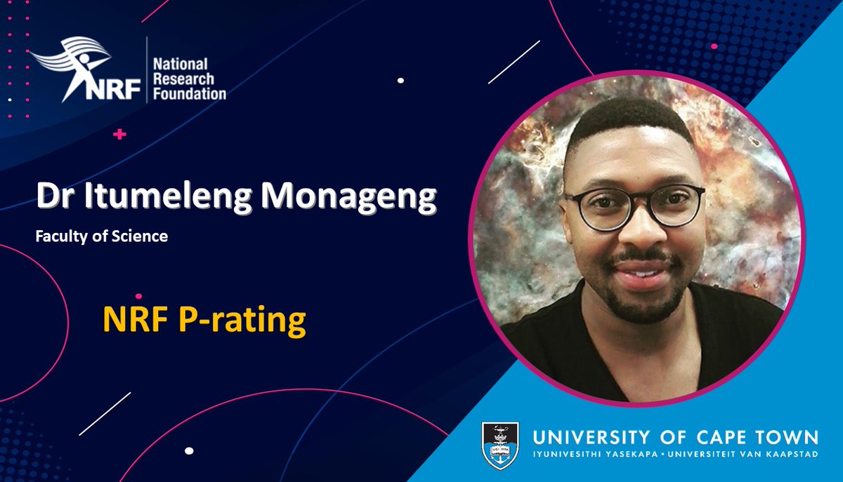 Dr Itumeleng Monageng, an astrophysicist with a joint position at <a href="/UCT_news/">UCT</a> and <a href="/SAAO/">NRF|SAAO</a>, was recently honoured with the prestigious P-rating by <a href="/NRF_News/">National Research Foundation of South Africa</a> for his research on interacting binary stars. #UCTResearchExcellence