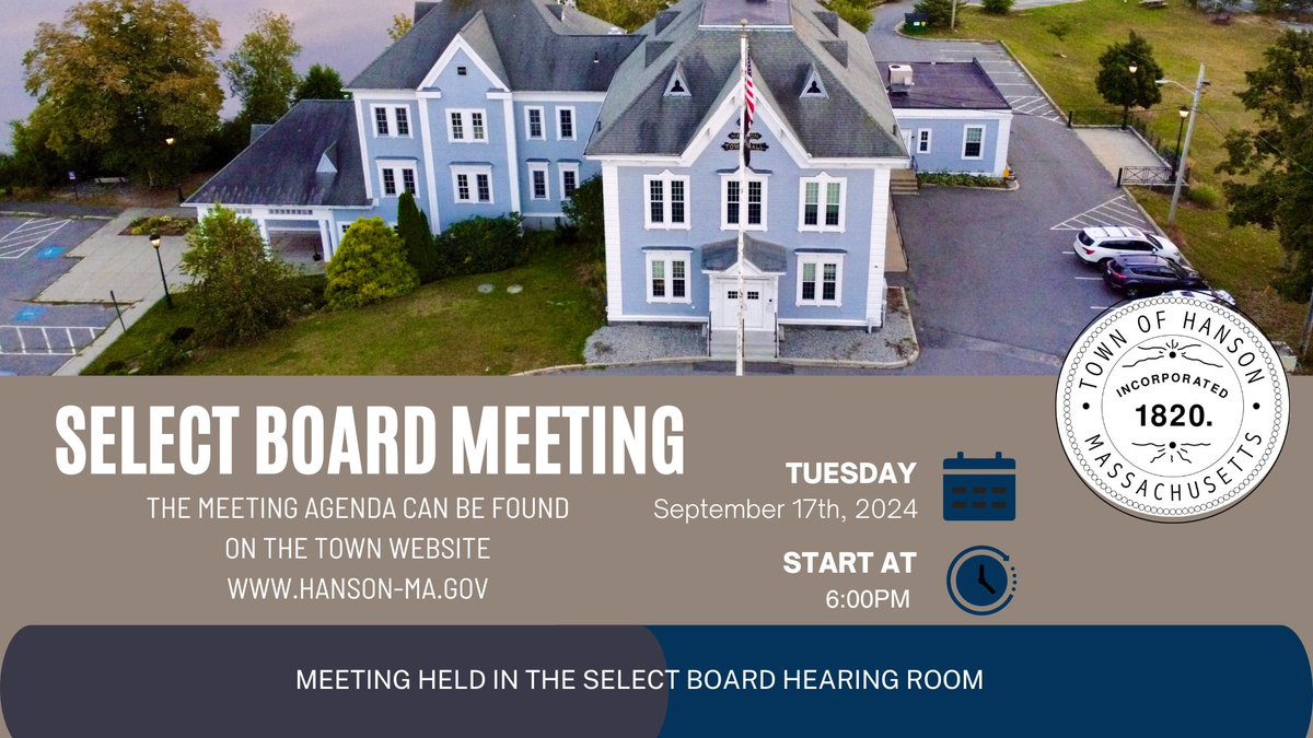 Town of Hanson MA (@townofhanson) on Twitter photo 