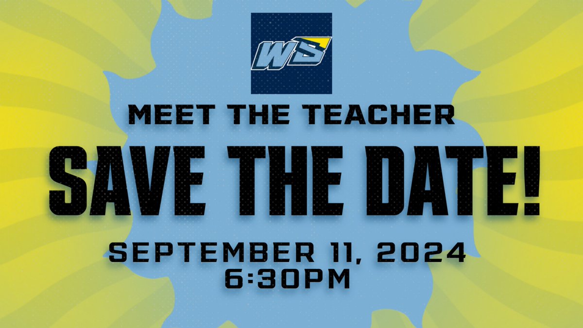 WillowSpringHS's tweet photo. Meet the Teacher, September 11, 2024. https://t.co/eibrTLH0dk https://t.co/mcAJW4wsnC