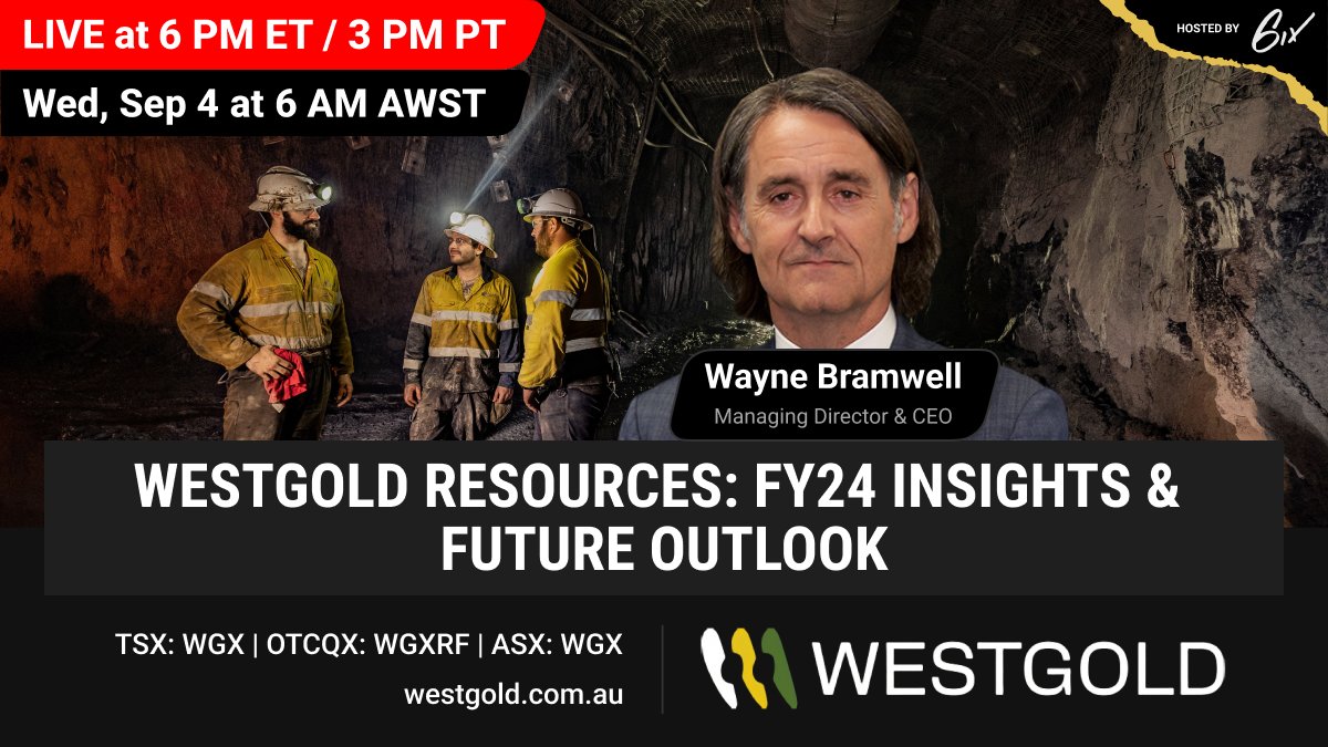 Join Wayne Bramwell, Managing Director and CEO of $WGX, for a financial year-end update and live Q&amp;A session. 

Be part of the conversation and register here: bit.ly/3YZzZpM