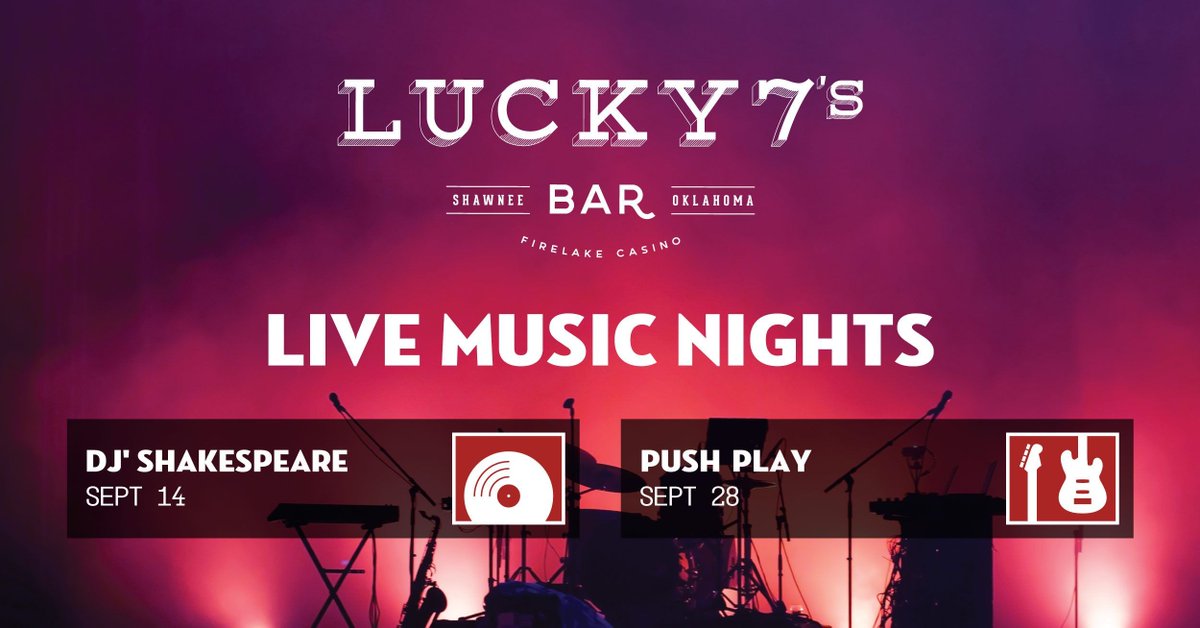 Come join us at Lucky 7's this September for our exciting specials! Don't miss out on our Karaoke nights, football on the weekends, and live music every weekend. #lucky7s