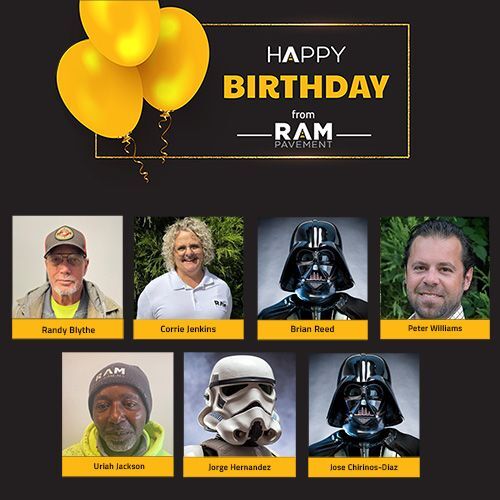 RamPavement's tweet photo. Happy belated birthday to all our amazing team members who celebrated their birthdays in August! Your hard work and dedication make RAM Pavement a better place every day. We hope each of your special days were filled with joy and happiness. #RAMPavement #RAMBirthdays https://t.co/RXwsGMWly1