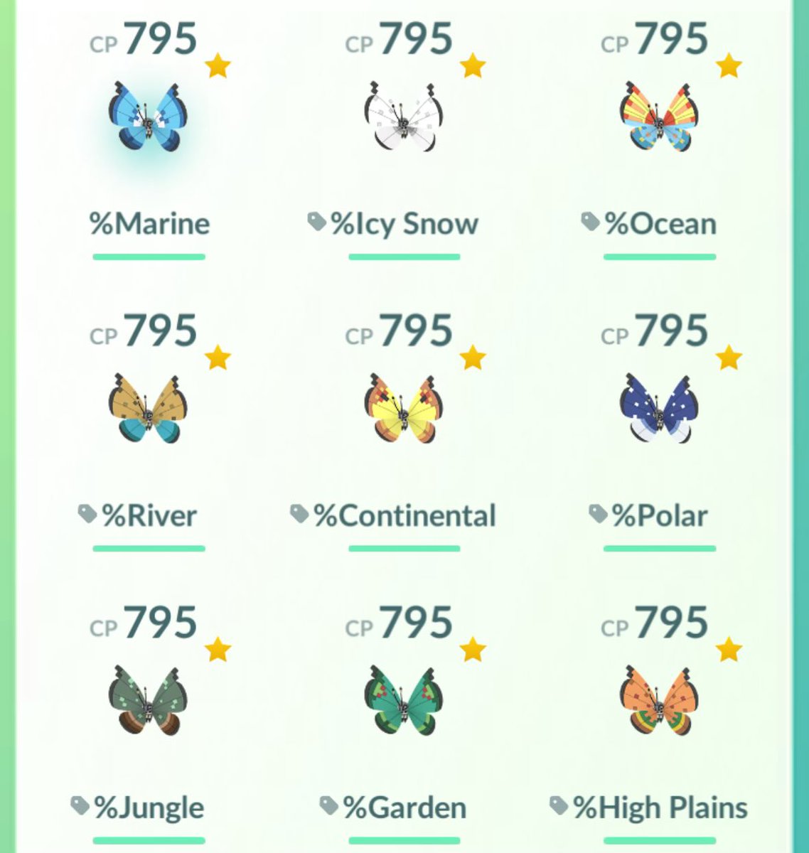 💯🦋#9

#vivillon #scatterbug #hundo #pokemongo