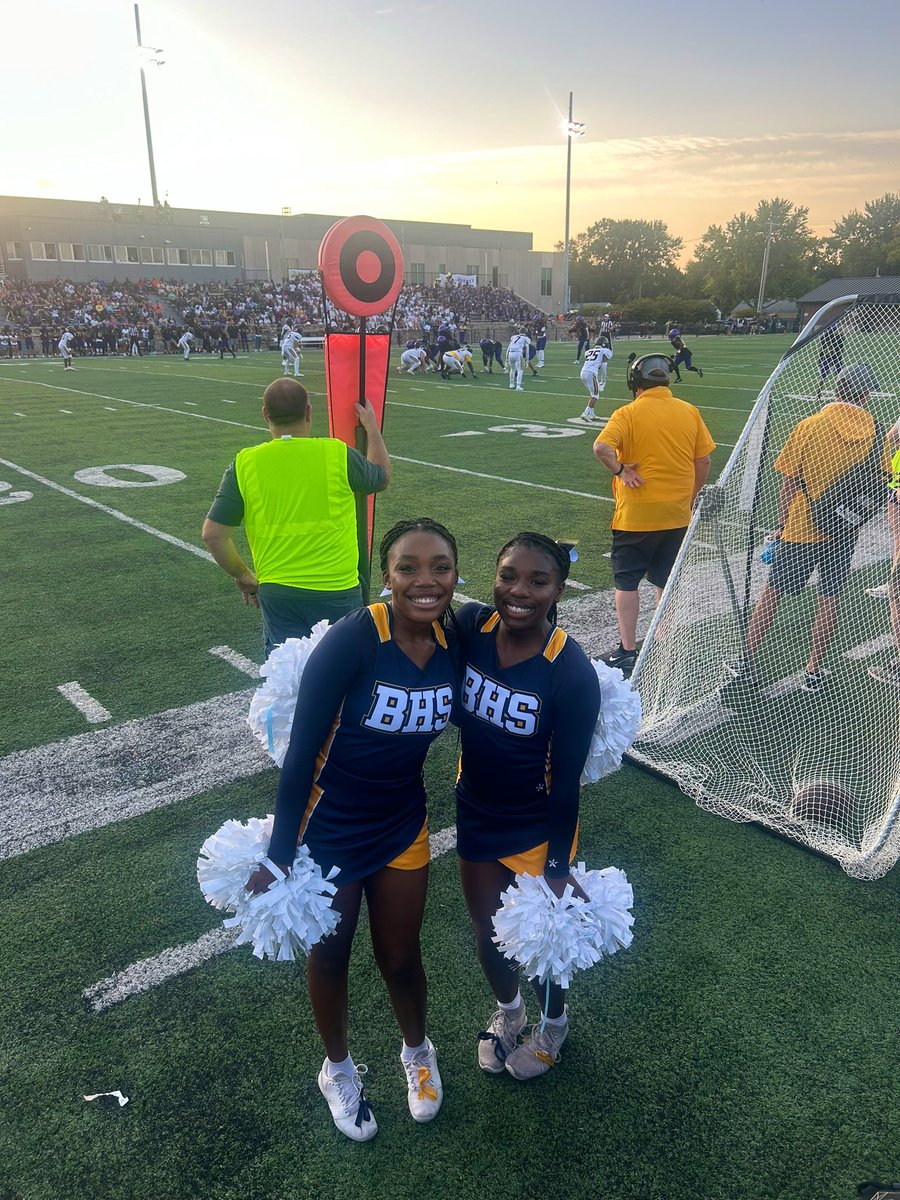 JLazechko's tweet photo. Cheering on the Battle Spartans looks a little bit different after moving to KC, but forever will be a big fan of them.

So sweet seeing some of these amazing juniors (!!!) on Friday night at NKC HS! Good luck this season @MBHFOOTBALL 💙💛 https://t.co/IvxcFp4IX4