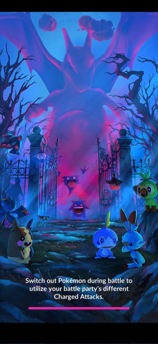 New #PokemonGO loading screen! What do you guys think? Any guesses on upcoming events? 

#Pokemon #Niantic #Galar #MaxOut