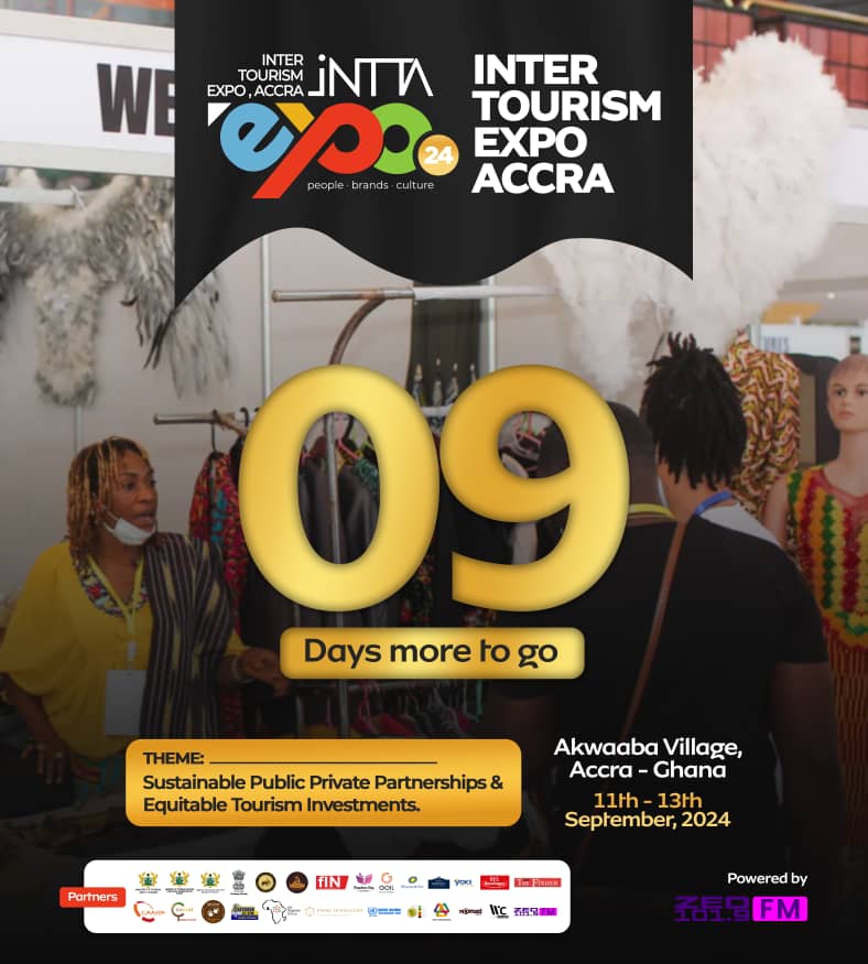 9 DAYS TO GO!!!
Get ready for the ultimate tourism experience! The 2024 Inter Tourism Expo is just 9 days away! Don't miss out on the latest trends, networking opportunities, and exciting destinations! #iNTTA2024 #InterTourismExpoAccra #Countdown