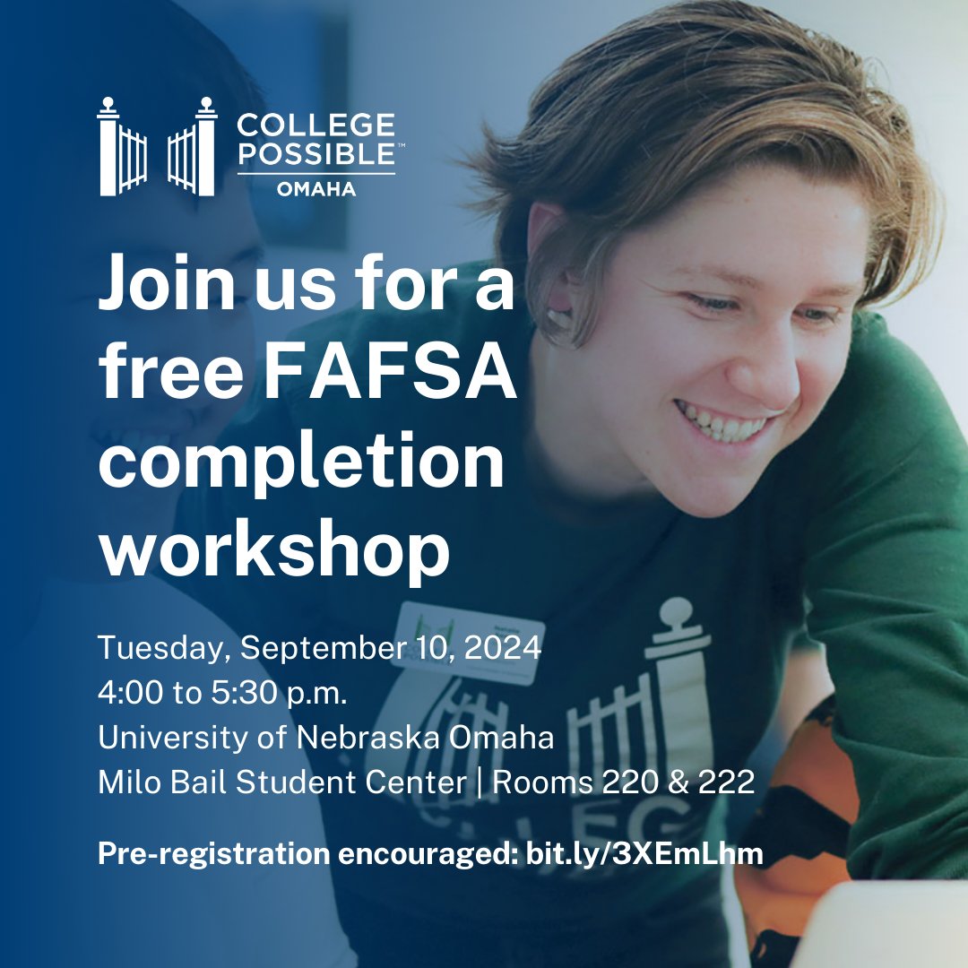 Our next FAFSA completion workshop is only a week away! Whether you're just starting or nearly finished, our FAFSA Specialists are here to help you every step of the way. Don’t miss out—register now: bit.ly/3XEmLhm