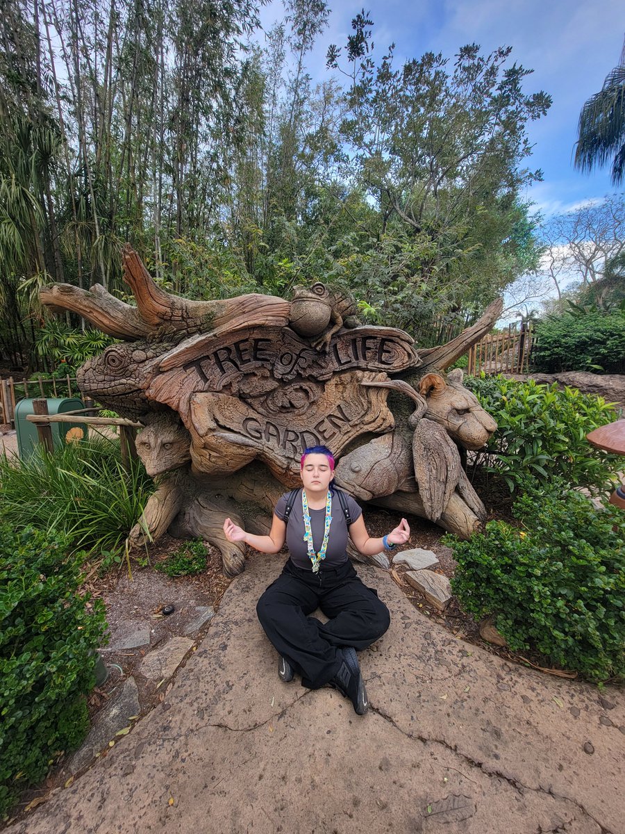 Channeling my inner zen... because even the Tree of Life knows ADHD needs a moment of peace! #ADHD #TREEoflife