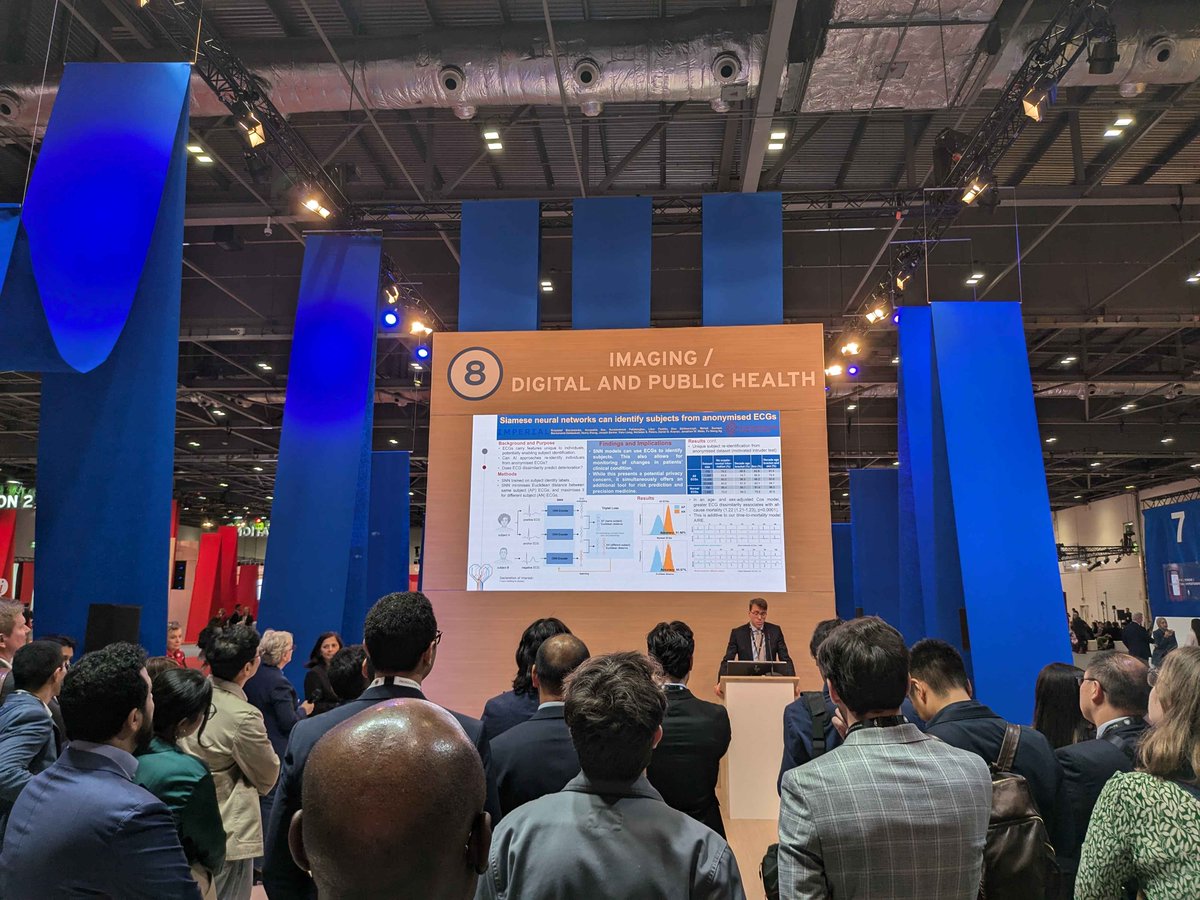 Very proud to see three medical students from our intercalated BSc in Cardiovascular Sciences <a href="/ImperialMed/">Imperial Medicine</a> <a href="/ImperialNHLI/">NHLI</a> presenting their research at #ESCCongress2024 <a href="/escardio/">European Society of Cardiology</a> 👏👏👏

<a href="/birdseylab/">Birdseylab</a> <a href="/bp_halliday/">Brian Halliday</a> <a href="/NosedaMichela/">Michela Noseda</a> <a href="/Dr_Keene/">Daniel Keene</a> <a href="/LouiseDResp/">Louise Donnelly</a> <a href="/krzysmac/">Krzysztof Macierzanka</a>