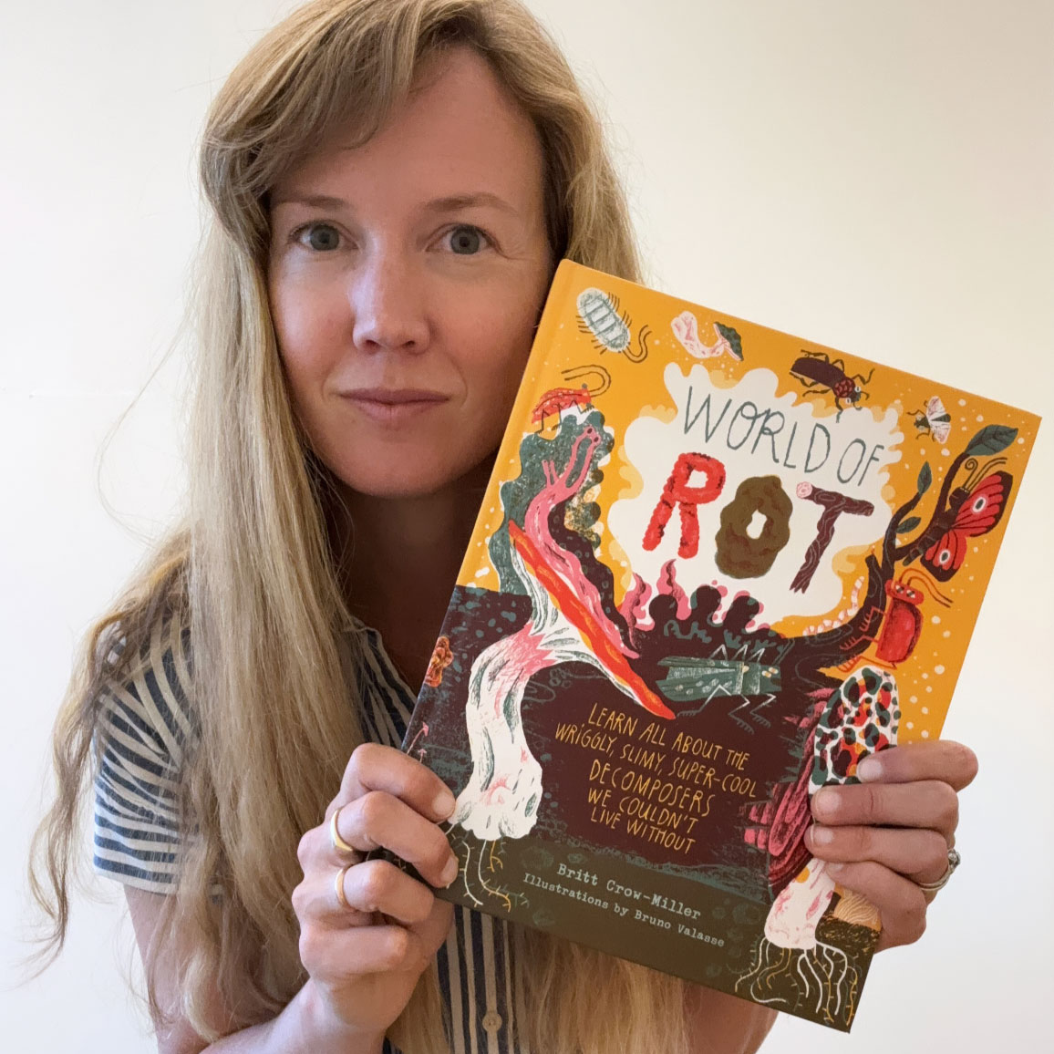 Happy Pub Day to WORLD OF ROT! Take a closer look at the life-recycling process of decay—and meet the incredible decomposers that make our planet livable—with this fascinating new book by Britt Crow-Miller with illustrations by Bruno Valasse. Details: hachettebookgroup.com/titles/britt-c…