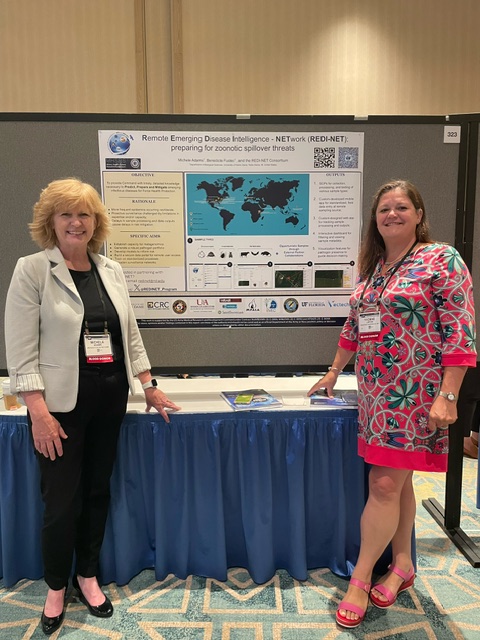 Remote Emerging Disease Intelligence - NETwork (@redinet_program) on Twitter photo Dr. Yvonne Marie Linton <a href="/ento_wrbu/">Walter Reed Biosystematics Unit (WRBU)</a> and Ms. Michele Adams <a href="/ndresearch/">NDResearch</a> recently represented REDI-NET at the Military Health System Research Symposium in Kissimmee FL. #MHSRS <a href="/MilitaryHealth/">Military Health System</a> Dr. Yvonne Marie Linton <a href="/ento_wrbu/">Walter Reed Biosystematics Unit (WRBU)</a> and Ms. Michele Adams <a href="/ndresearch/">NDResearch</a> recently represented REDI-NET at the Military Health System Research Symposium in Kissimmee FL. #MHSRS <a href="/MilitaryHealth/">Military Health System</a>