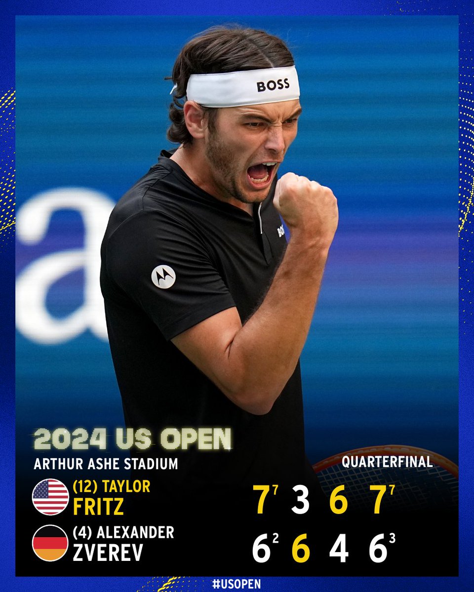 usopen's tweet photo. 🎶 WELCOME TO NEW YORK SEMIFINALS (TAYLOR’S VERSION) 🎶 https://t.co/JueGwfcRjL