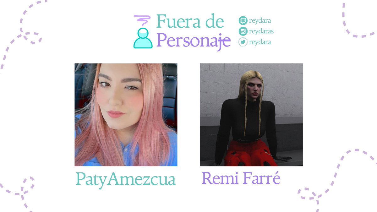 Reydaras's tweet photo. 💅La REMI en Fuera de Personaje 💅

¿Quién es @PatriciaAmezcua? ¿Que inspiró al pj de Remi? ¿Cómo le atraviesa Twitch en su vida? Esto y mucho más.

🕐Jueves 3/9 - 22:00hs (CET) - 17:00hs (ARG) - 14:00hs (CDMX)🕐 https://t.co/XMpX4n6eJC