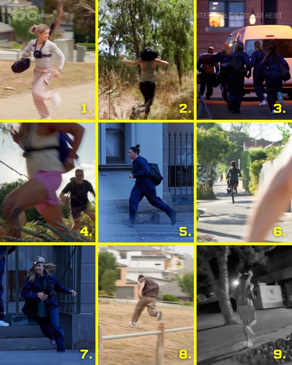 Which running Fugitive are you today? 🏃‍♂️💨

#HuntedAU Million Dollar Heist Finale 💰 7.00 Sunday on <a href="/Channel10AU/">Channel 10</a> and 10 Play