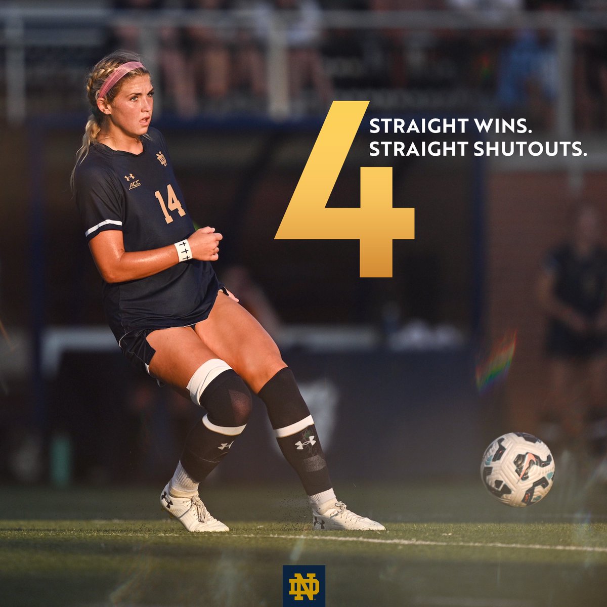 If you aren't paying attention to <a href="/NDSoccer/">Notre Dame Women's Soccer</a>, you should be.

#GoIrish ☘️