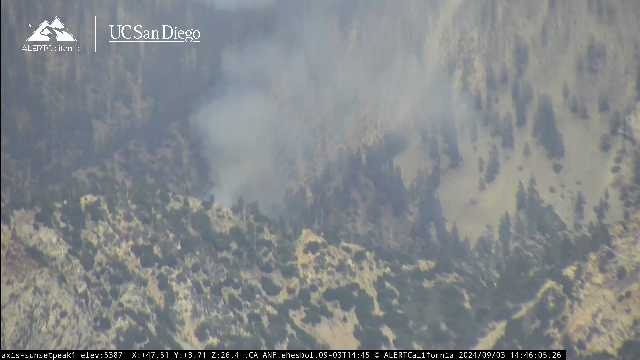 engineco16's tweet image. New #Fire up near the top #MountBaldy @Angeles_NF