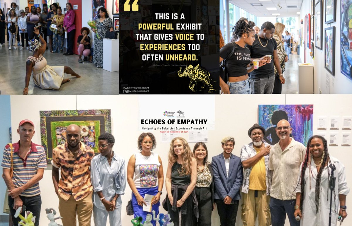 Thank you for attending the opening of Echoes of Empathy + other updates - #nikilopezpresents #echoesofempathy #whatsyourelephant #cscbroward #nikilopez <a href="/CSCBroward/">CSC Broward</a> mailchi.mp/54610477dd39/t…