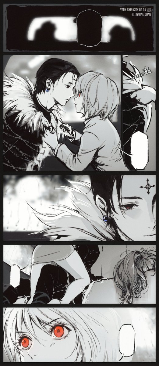 _Kewpie_chan's tweet photo. #hxh #hxhfanart #kurokura #クロクラ #クラピカ #クロロ 
🕷️🕸️ York Shin City 9.04 补充镜头⛓️🦋 https://t.co/iQq9yO4cpR