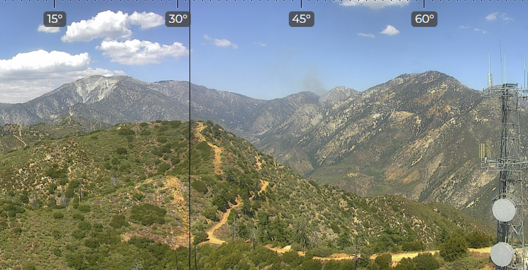 engineco16's tweet image. New #Fire up near the top #MountBaldy @Angeles_NF