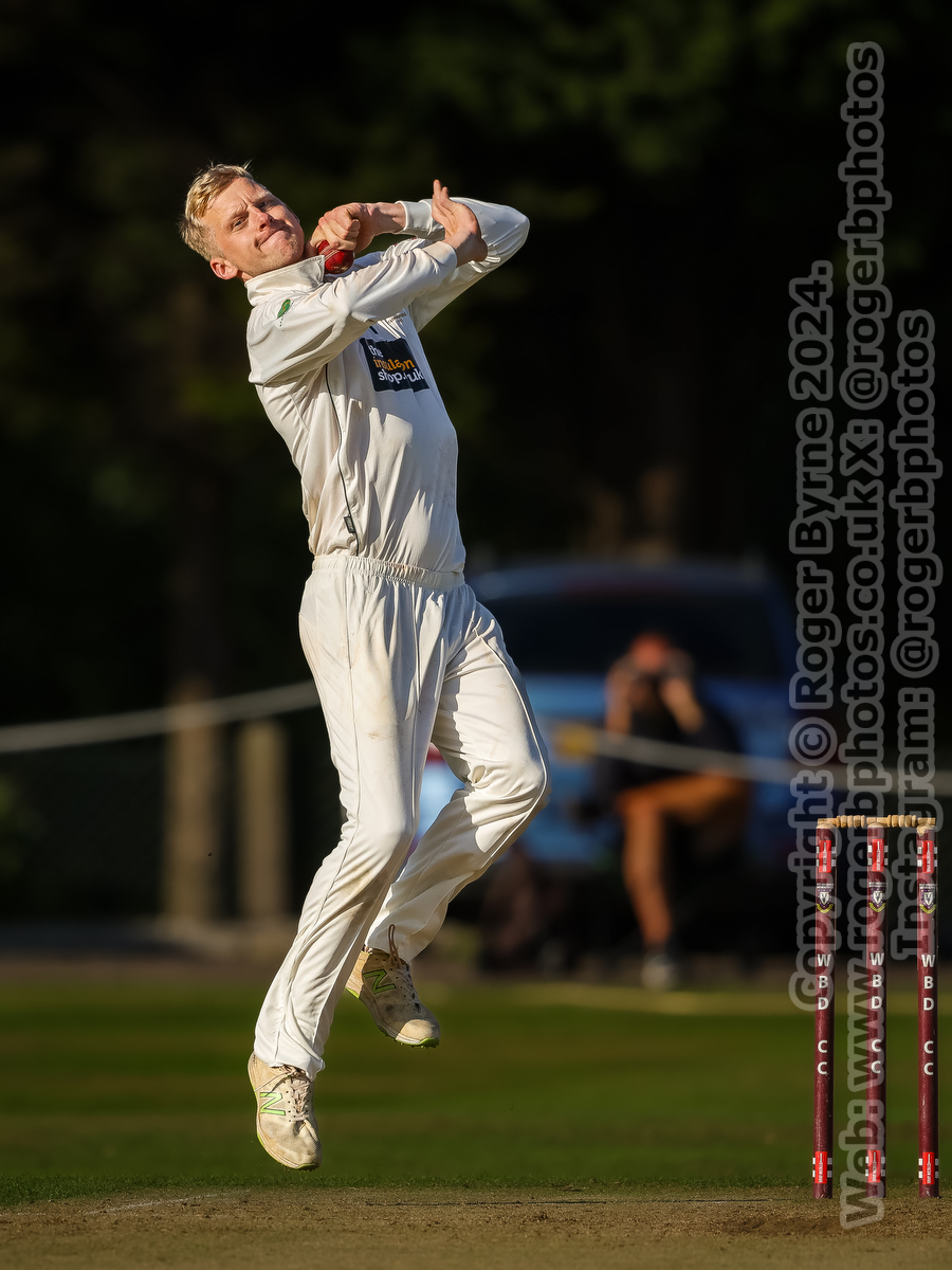 Roger Byrne (@rogerbphotos) on Twitter photo Patience in sitting through rain delays was rewarded on the evening of the third day with some beautiful evening light for photography.
<a href="/TomBrett24/">Tom Brett</a> bowling for <a href="/StaffsCCC/">Staffordshire CCC</a> on the third day of the @DurantCricket <a href="/NCCA_uk/">NCCA (National Counties Cricket Association)</a> Championship Final against Berkshire at <a href="/WBDCC/">West Bromwich Dartmouth Cricket Club</a> on 03/09/24. Patience in sitting through rain delays was rewarded on the evening of the third day with some beautiful evening light for photography.
<a href="/TomBrett24/">Tom Brett</a> bowling for <a href="/StaffsCCC/">Staffordshire CCC</a> on the third day of the @DurantCricket <a href="/NCCA_uk/">NCCA (National Counties Cricket Association)</a> Championship Final against Berkshire at <a href="/WBDCC/">West Bromwich Dartmouth Cricket Club</a> on 03/09/24.
