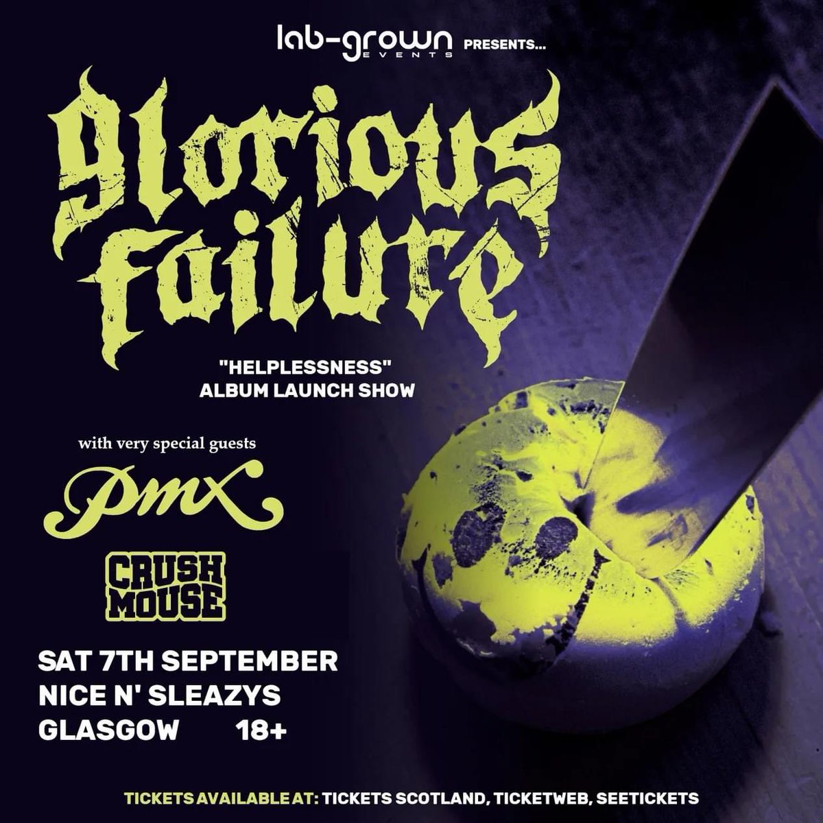 GLORIOUS FAILURE (@gl0riousfailure) on Twitter photo hope you’re all enjoying helplessness…
album launch show is this saturday with the almighty @PmxRock & <a href="/CrushMouse/">Crush Mouse</a>
gonna be a good one! see ya there 🫡
🎫 tickets: t-s.co/glori hope you’re all enjoying helplessness…
album launch show is this saturday with the almighty @PmxRock & <a href="/CrushMouse/">Crush Mouse</a>
gonna be a good one! see ya there 🫡
🎫 tickets: t-s.co/glori