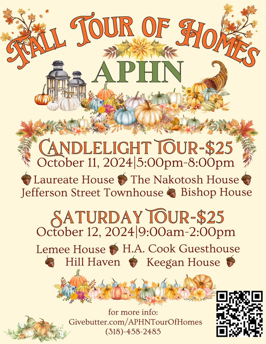 #TravelTuesday Make plans now to attend our much anticipated Fall Tour of Homes! Come see the historical beauty of the homes in our beautiful Historic District.  Visit natchitoches.com to start planning your trip today! #GoNatchitoches #falltour2024 #tourofhomes