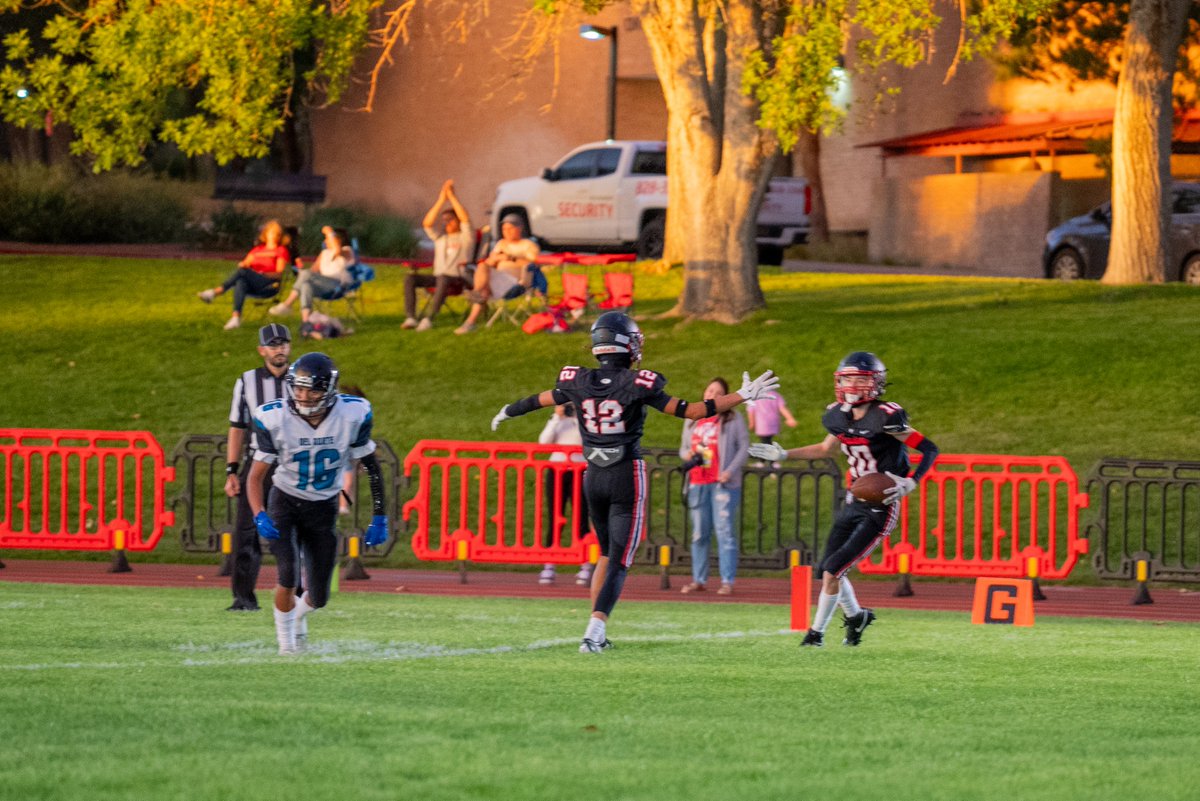 Chargers football and the double rainbow went toe to toe Friday night to see who could put on the better show! Congratulations, team, on the big win, and thank you to the Academy community for the huge show of support! 

#AlbuquerqueAcademy #AcademyChargers #RainbowAfterTheStorm