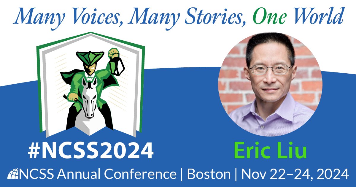 📢 We cannot wait to hear from <a href="/ericpliu/">Eric Liu</a> at #NCSS2024! Eric is co-founder &amp; CEO of <a href="/CitizenUniv/">Citizen University</a>, a non-profit organization promoting civic empowerment. He is also the author of numerous acclaimed books.
➡️ More about Eric: hubs.li/Q02L8JzR0 #civicengagement #citizenship