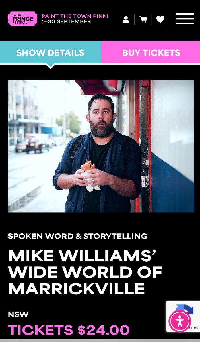 Go check out this beautiful poignant show of <a href="/mikewilliams_v/">Mike Williams</a> in the <a href="/sydneyfringe/">Sydney Fringe</a> if you are around. It’s a cracker and not to be missed! #theatre #audio #actor